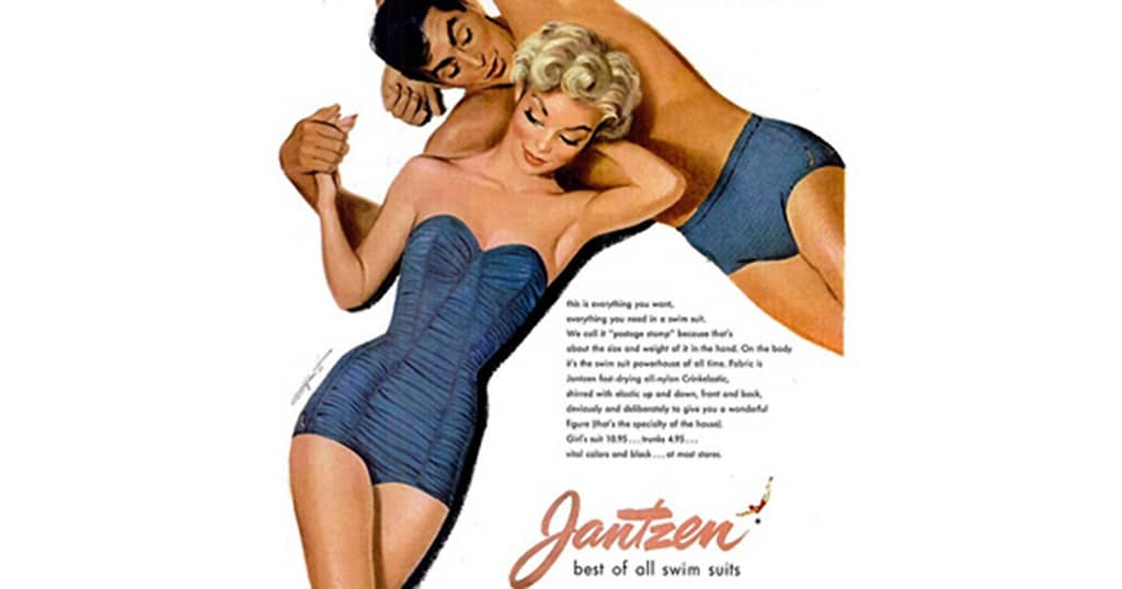 Jantzen bandeau bathing suit