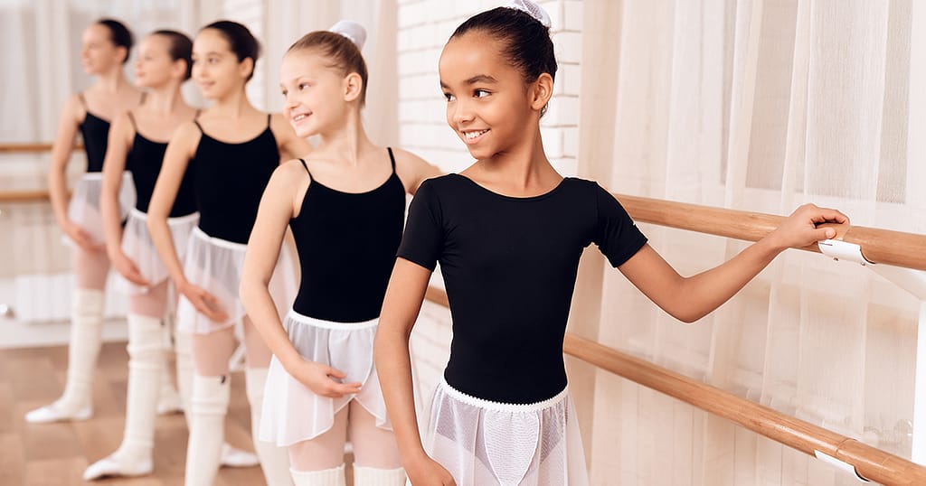Children ballet dance class